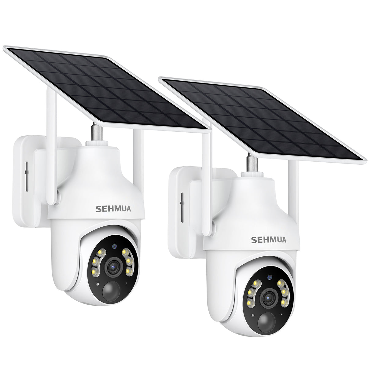 WI-FI Solar Outdoor Security Cameras 2 Pack(QB44-2)