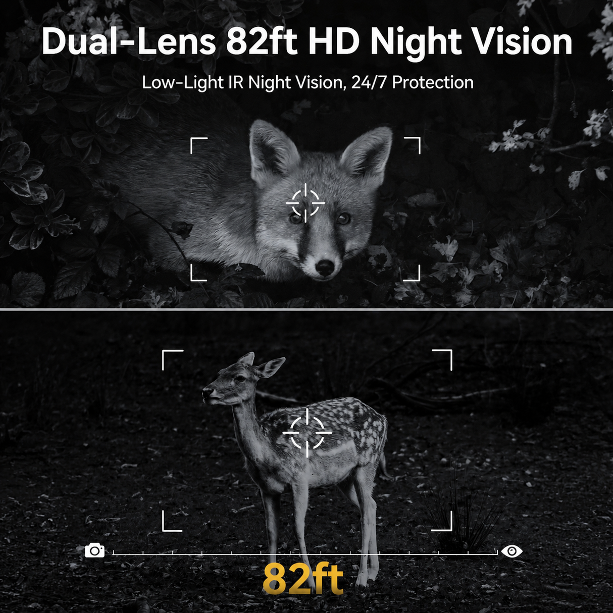 SEHMUA Dual Lens Cellular Solar Trail Camera (HC93S)
