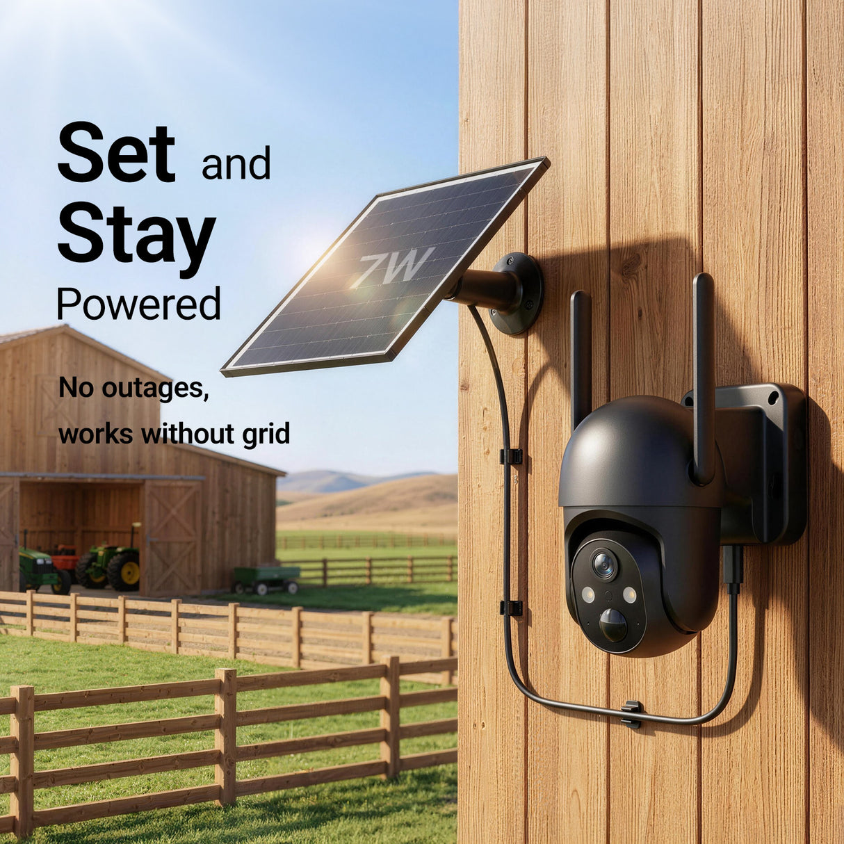 SEHMUA 24/7 Recording 4G LTE Cellular Security Camera (CB114S)