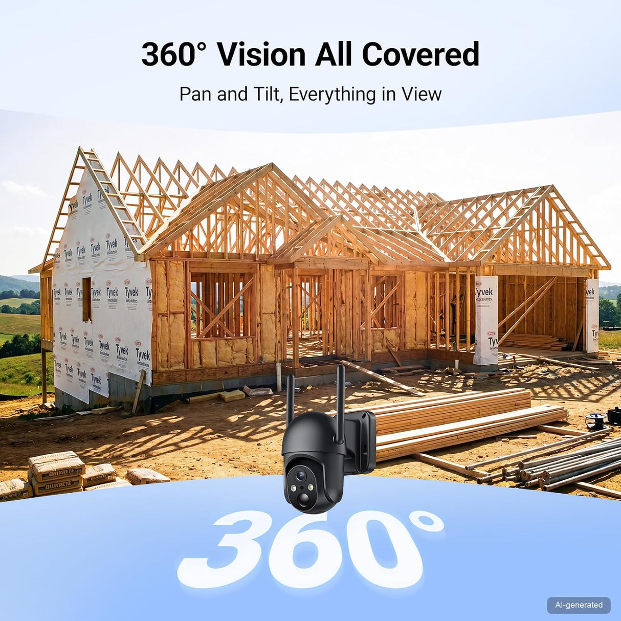SEHMUA 24/7 Recording 4G LTE Cellular Security Camera (CB114S)
