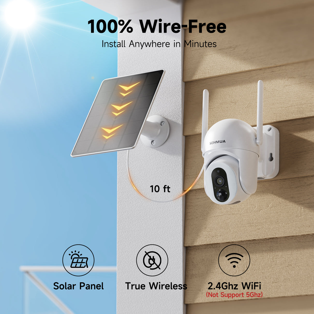 Solar Outdoor WI-FI Camera(QB54)