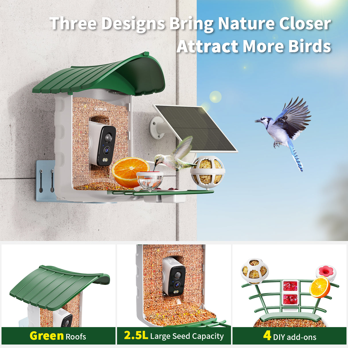 WIFI Smart Bird Feeder with Camera(BF24)
