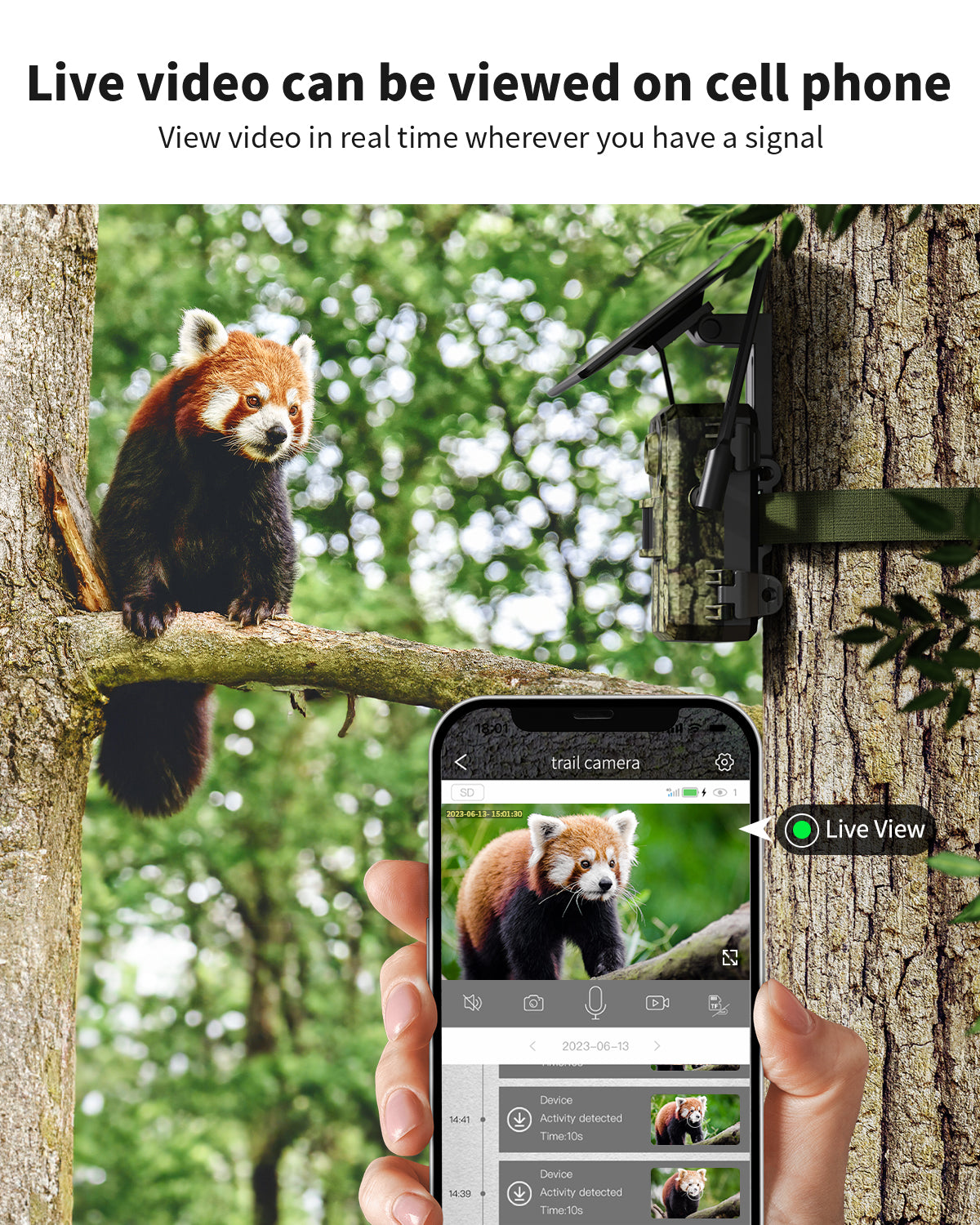 4G LTE 2.7K Live Cellular Trail Camera(HC14)