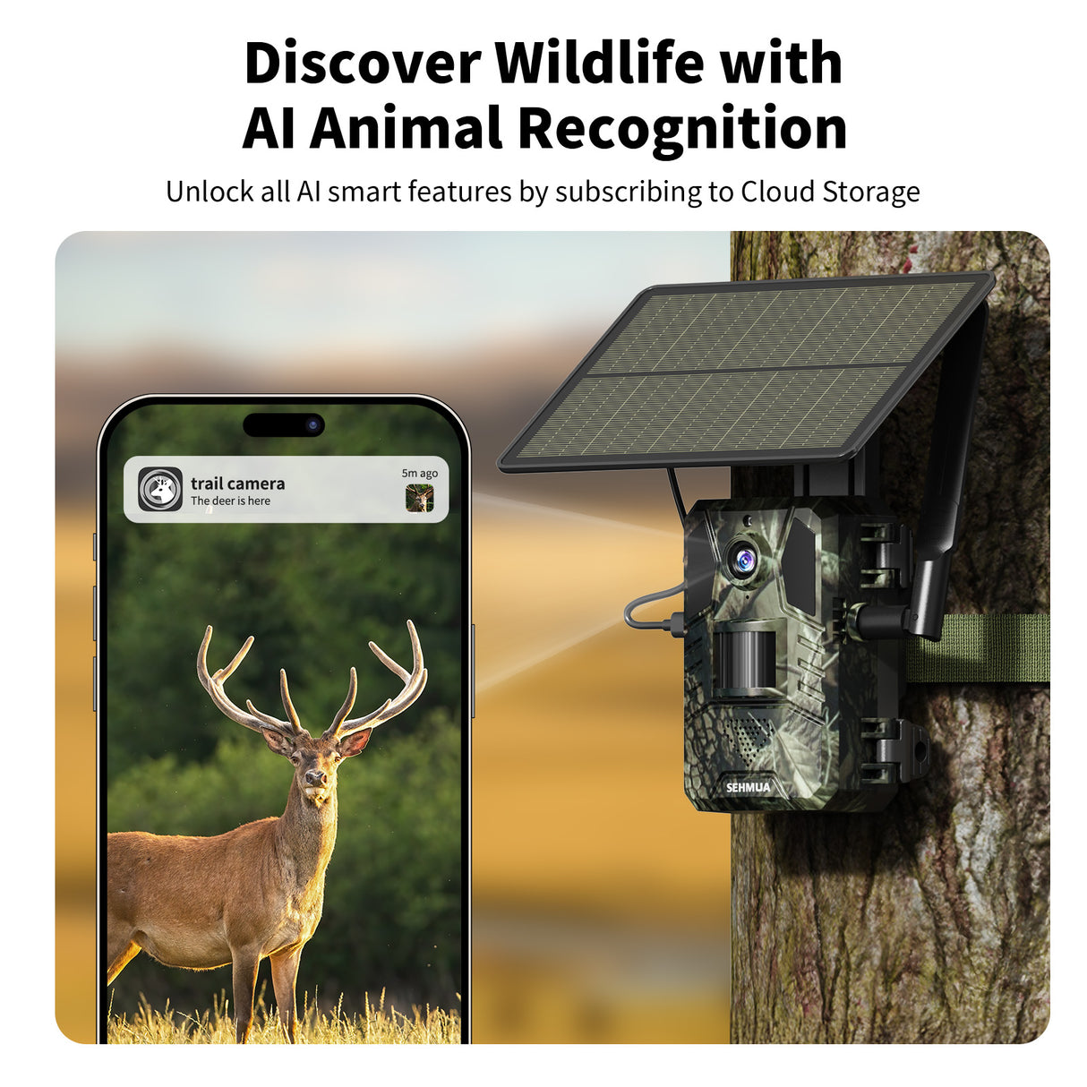 SEHMUA 4G LTE Cellular Trail Camera(HC22S)