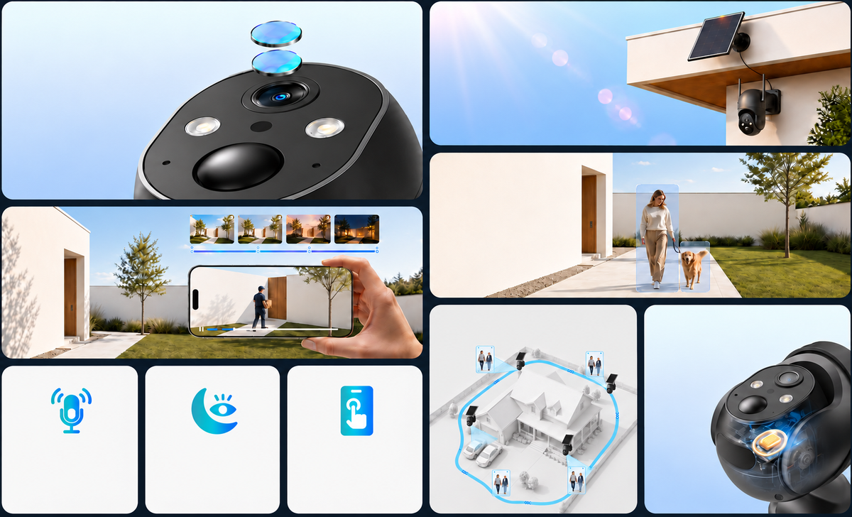 SEHMUA smart security camera features