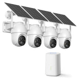 SEHMUA Wi-Fi Solar Home Security Camera System Kit (CK14S-4-cam kit)
