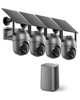SEHMUA Wi-Fi Solar Home Security Camera System Kit (CK14S-4-cam kit)