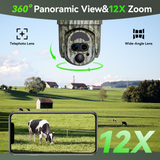 4G LTE Dual Lens Solar Camera (DC44)