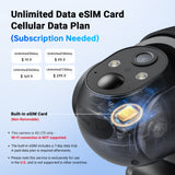 SEHMUA 24/7 Recording 4G LTE Cellular Security Camera (CB114S)
