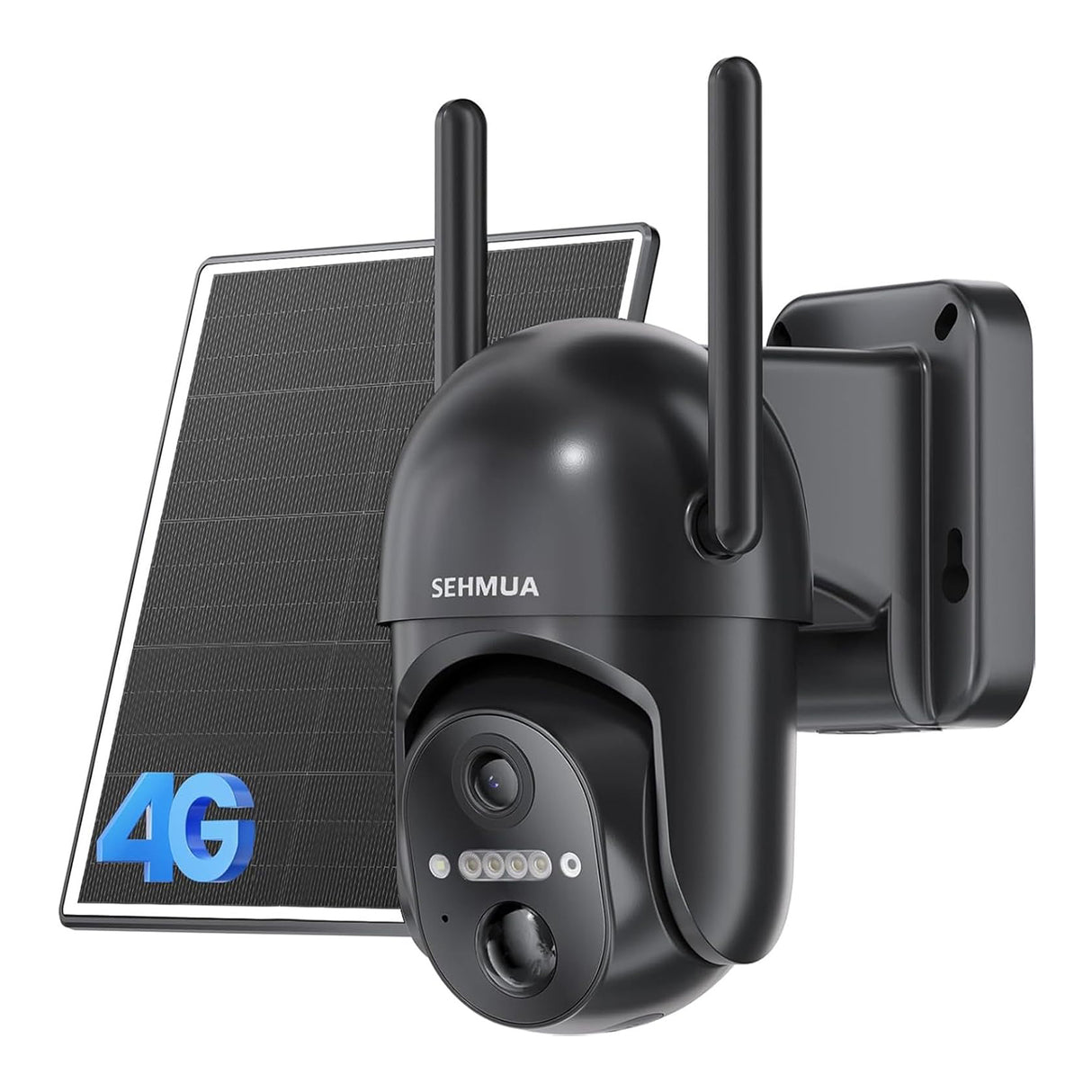 SEHMUA Black Cellular Solar Security Camera（CB14S）