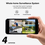 Wi-Fi Solar Home Security Camera System Kit (CK14S-2-cam kit)