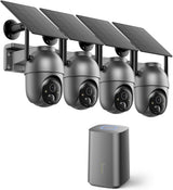 SEHMUA Wi-Fi Solar Home Security Camera System Kit (CK14S-4-cam kit)