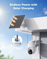 SEHMUA Wi-Fi Solar Home Security Camera System Kit (CK14S-2-cam kit)