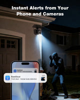 SEHMUA Wi-Fi Solar Home Security Camera System Kit (CK14S-4-cam kit)