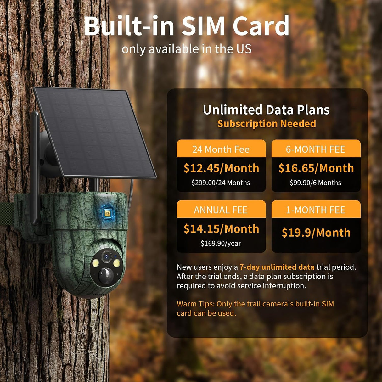 SEHMUA 4G LTE Cellular Trail Camera 2 Pack (CB84S)