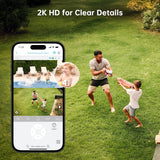 SEHMUA Wi-Fi Dual Lens Solar Security Camera 2 Pack (DC64S)