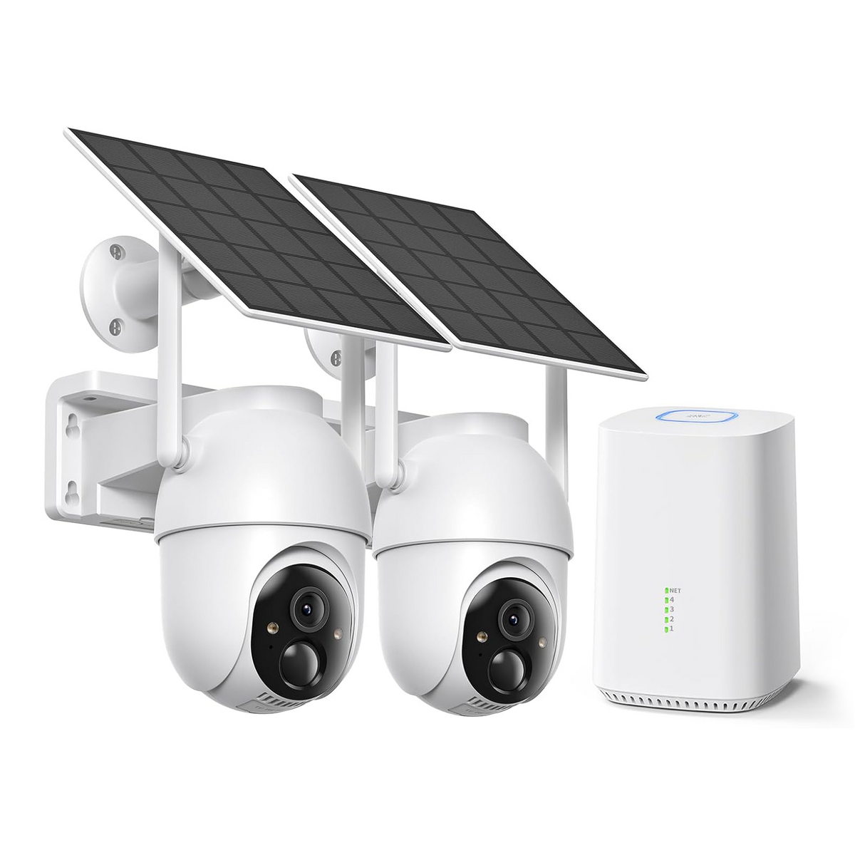 SEHMUA Wi-Fi Solar Home Security Camera System Kit (CK14S-2-cam kit)