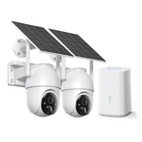 SEHMUA Wi-Fi Solar Home Security Camera System Kit (CK14S-2-cam kit)
