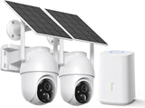 Wi-Fi Solar Home Security Camera System Kit (CK14S-2-cam kit)