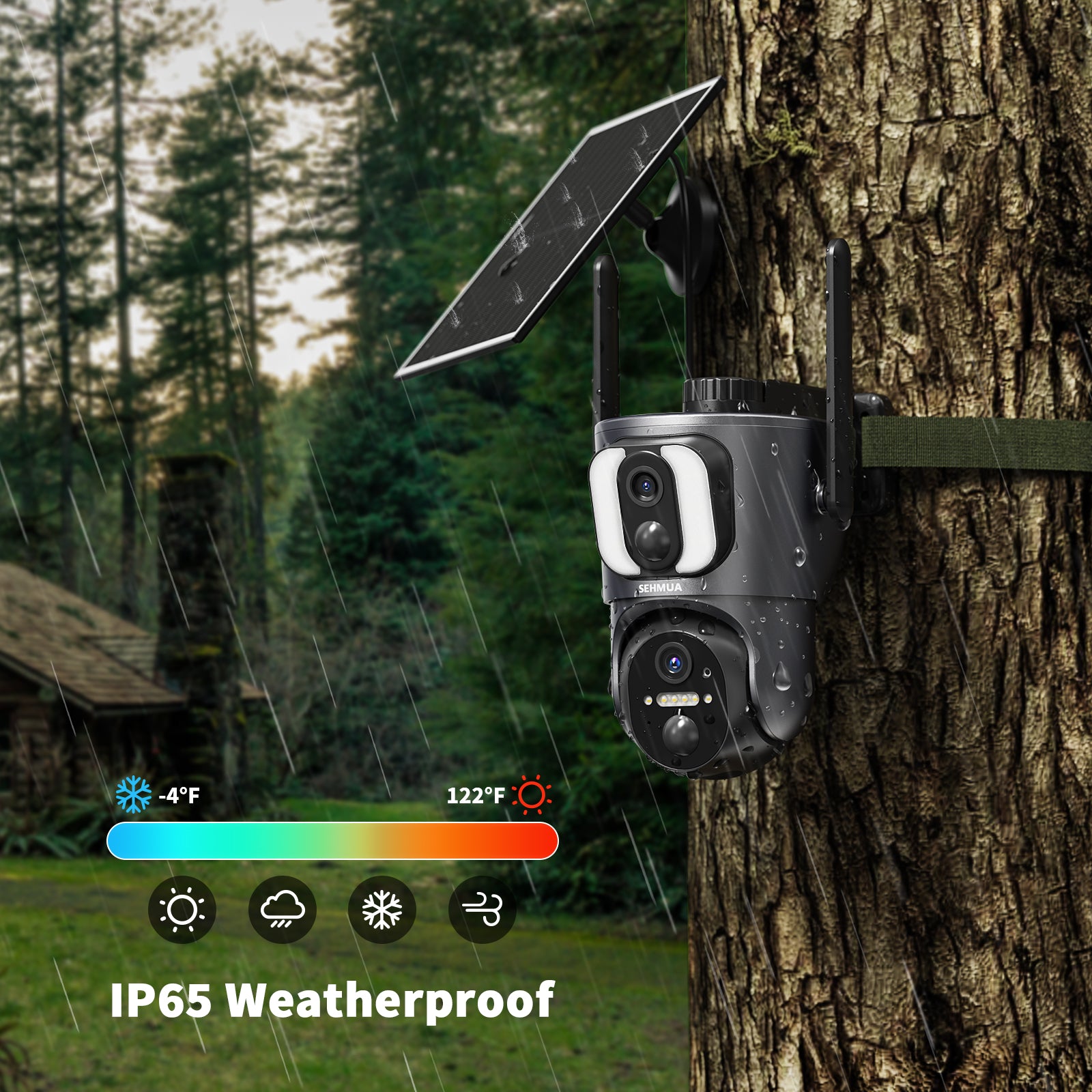 4G LTE Dual Lens Linkage Camera（DC14） – SEHMUA Direct