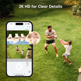 SEHMUA Dual Lens Solar Security Camera 2 Pack (DC64S)