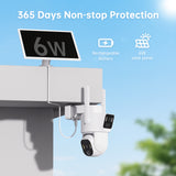 SEHMUA Dual Lens Solar Security Camera 2 Pack (DC64S)