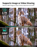 4G LTE 2.7K Live Cellular Trail Camera（HC14）