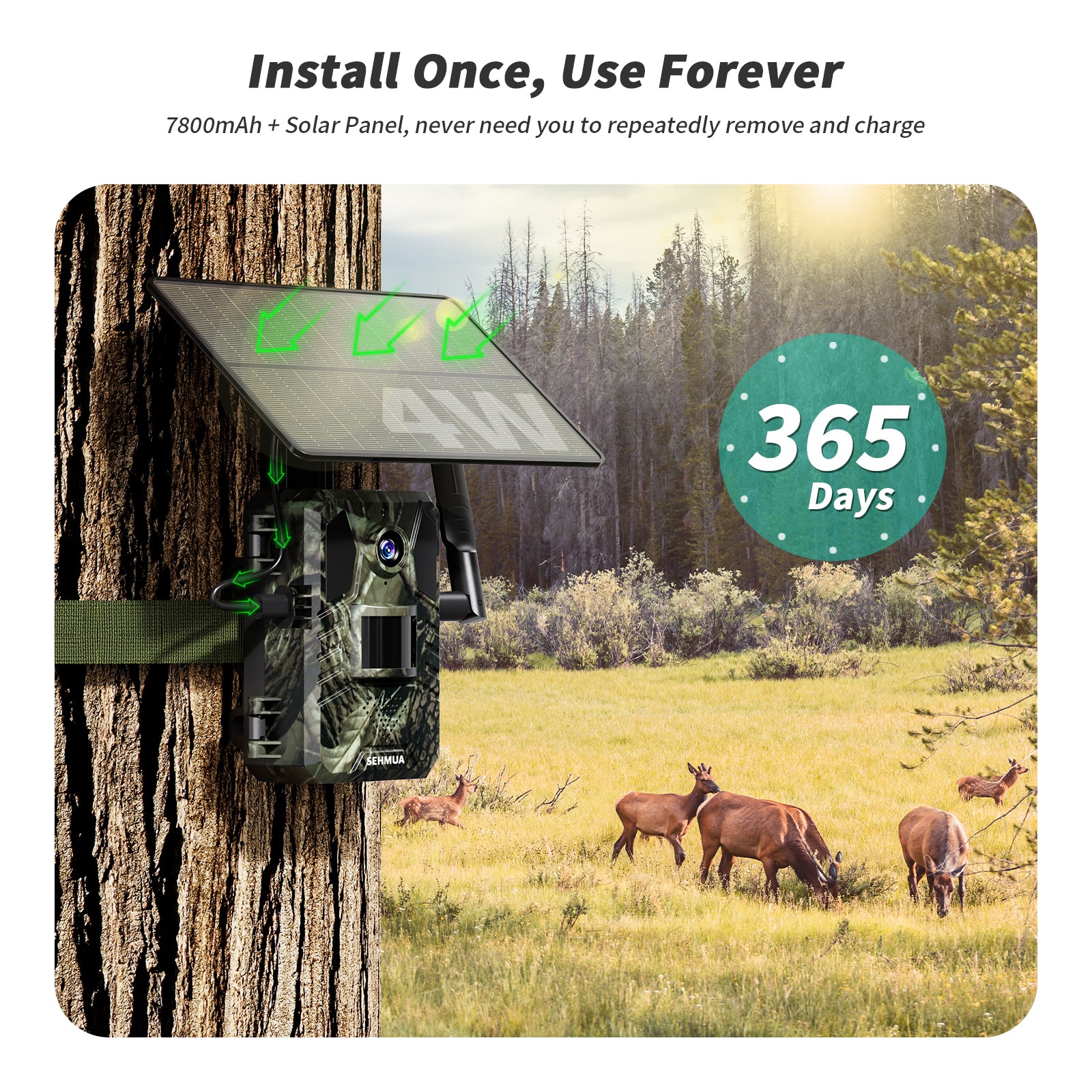 Game Camera Usogood Trail Camera Battery Life Usogood 4G LTE Solar