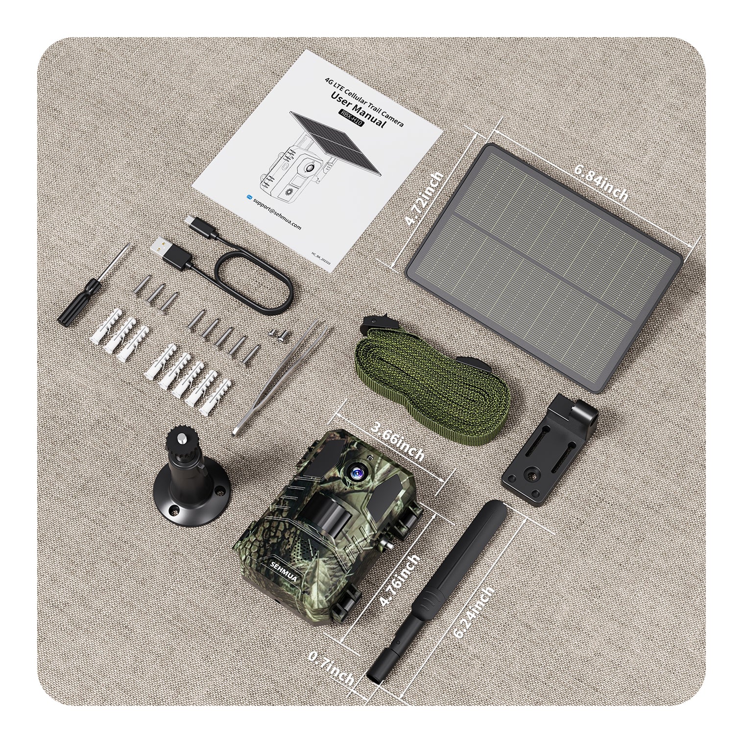 4G LTE Cellular Trail Camera（HC22S） – SEHMUA Direct