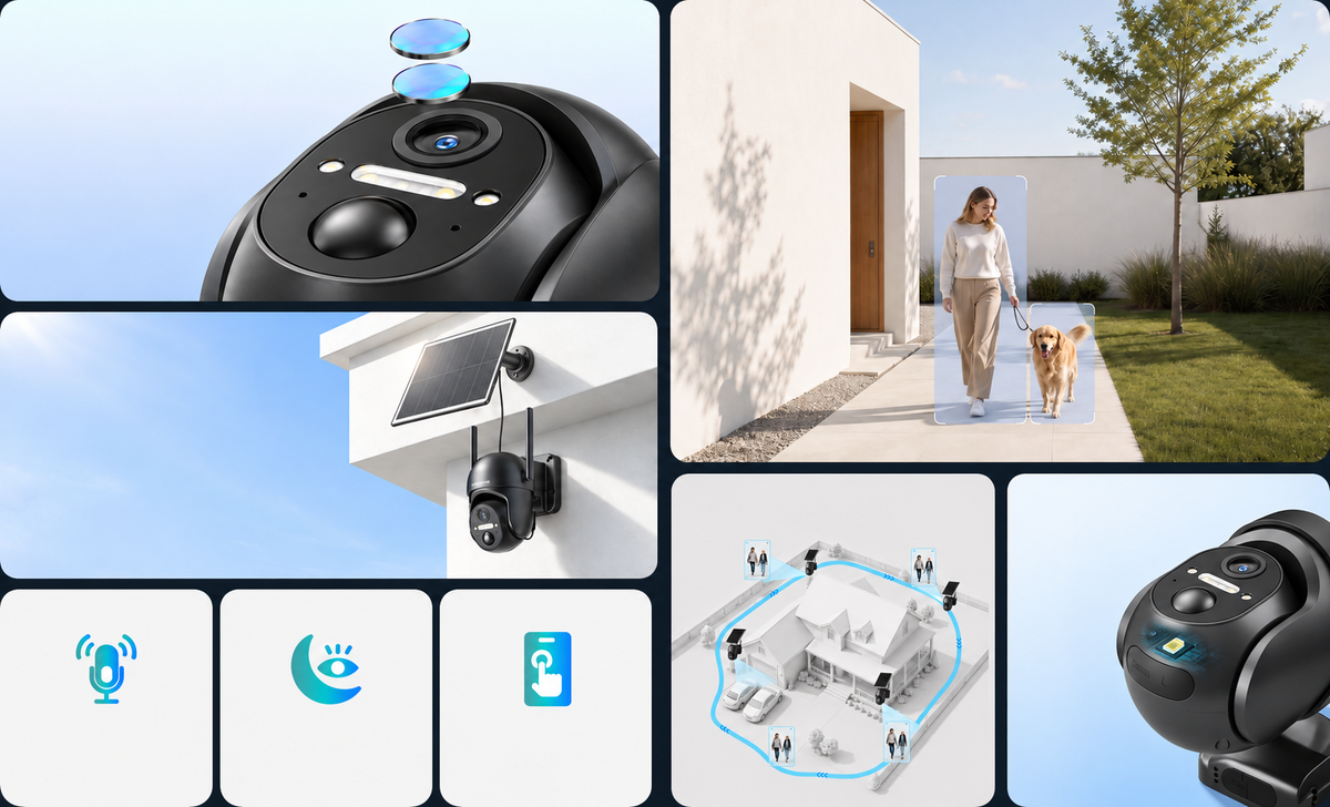 SEHMUA smart security camera features