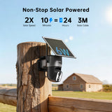 SEHMUA 4G LTE Cellular Solar Security Camera  (CB184S)